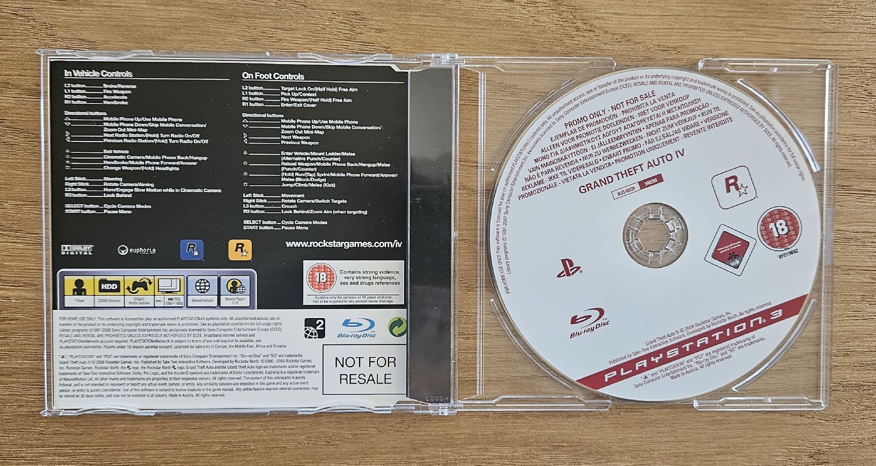 Giochi: GTA 4 - PS3 - Version PROMO - RARE – Usato da Delémont venduto da Max-VideoGames 1