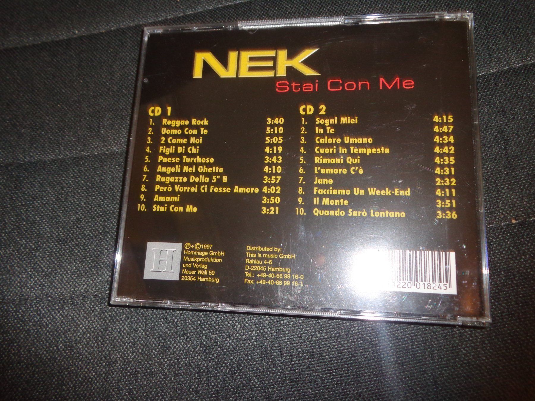 CD: Nek - Stai con me CD – Usato da Olten venduto da Disc-Ausverkauf 1