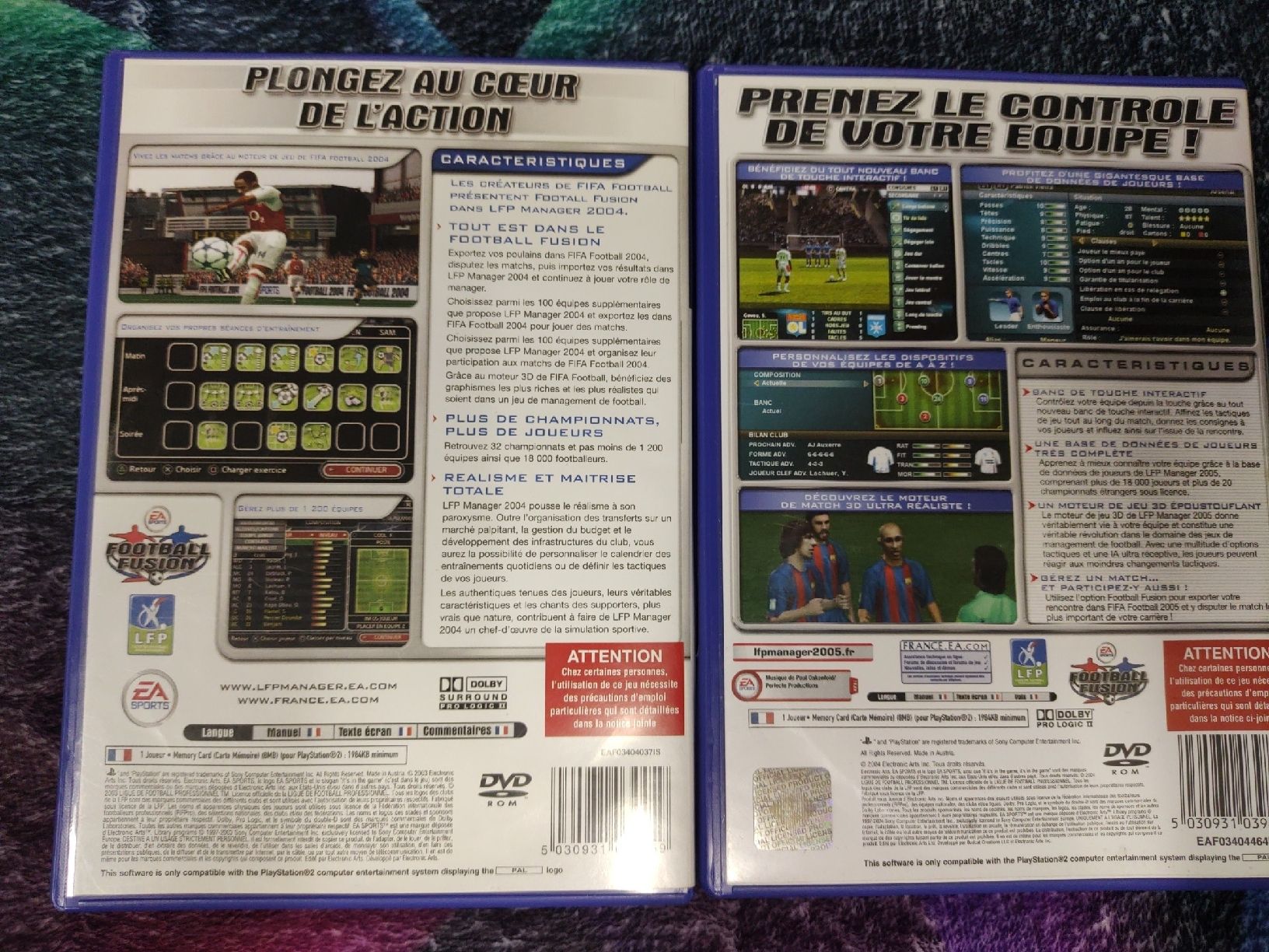 Sony Giochi: Jeux PlayStation 2 LFP Manager 2004-2005  – Usato da Fribourg venduto da PastGame 1