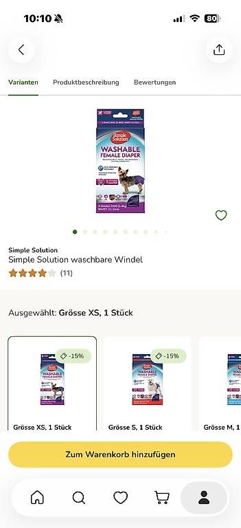 Windeleimer & Windeln: Simple Solution waschbare Windel – Gebraucht aus Zürich von badaha