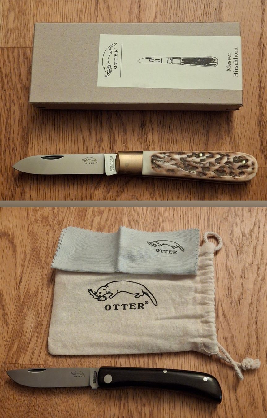 Coltelli tascabile: Taschenmesser (Otter Messer Solingen) – Nuovo e nell'imballaggio originale da St. Gallen venduto da Flimmerstube