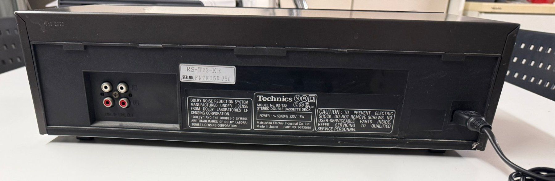Technics Lecteur multimedia & Streamer: Technics RS-T22 Stereo Double Cassette Deck – D'occasion à Oberengstringen par Limmat8102 1
