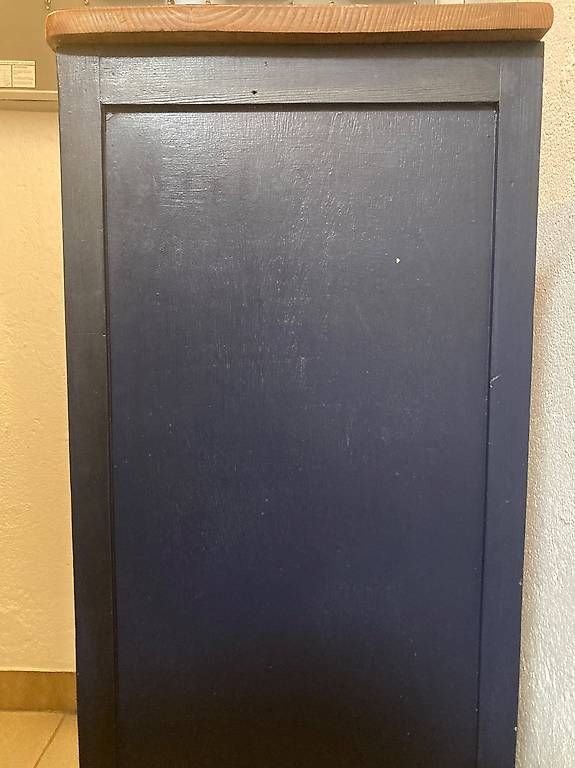 Kommoden: Commode tiroirs bois bleu pétrole – Gebraucht aus Crissier von mar_rwq8 1
