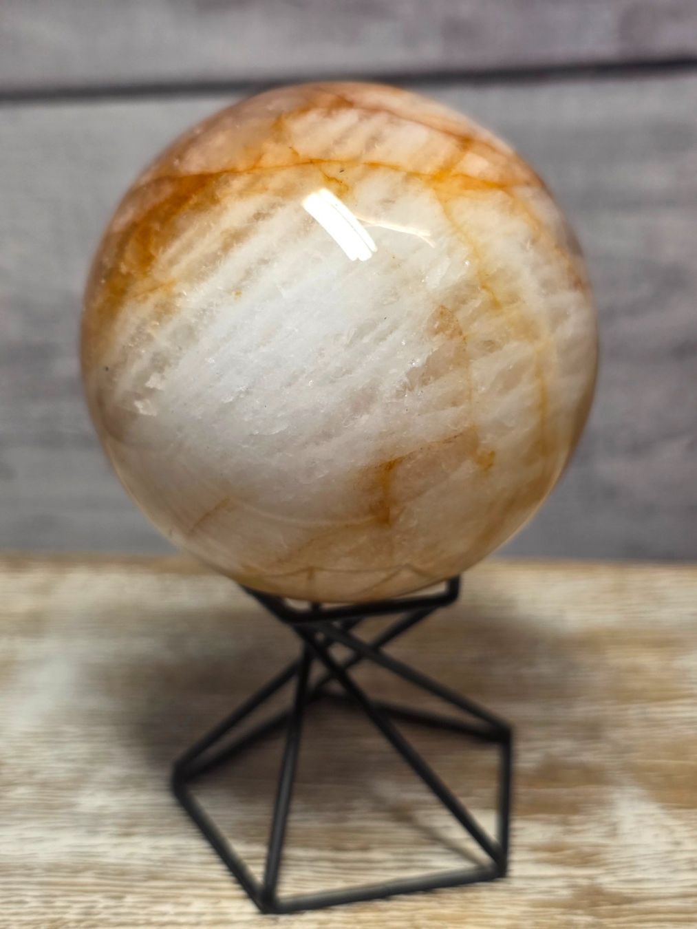 Mineralien & Heilsteine: Golden Healer Kugel 70mm 441g – Neu und originalverpackt aus Matzingen von Shay_Crystalz 1