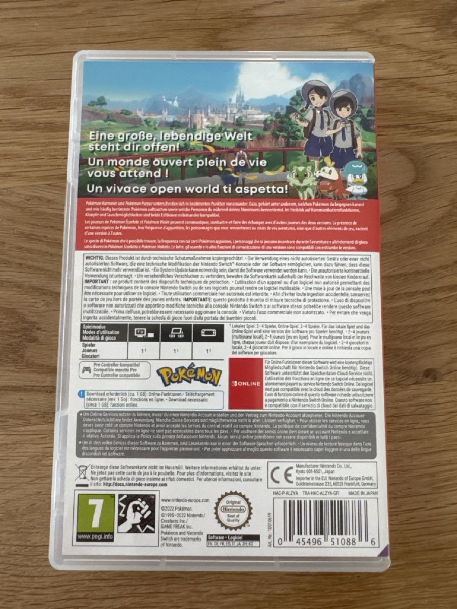 Giochi: Pokemon Purpur – Usato da Ichertswil venduto da EldenLord 2