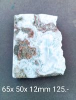 Wunderschöne,grosse LARIMAR- Platte 65x 50x 12mm