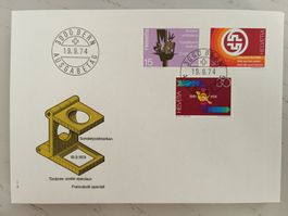 1974 FDC Werbemarken