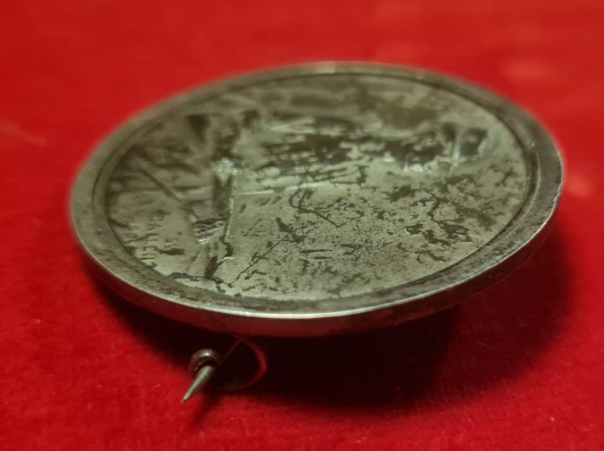 Medaglie: Schützenmedaille St. Gallen 1904 eingefasst als Brosche – Usato da Hofstetten b. Brienz venduto da Nordtor 4