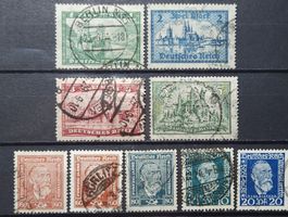 Deutsche Reich  Mi-Nr.362 x/y-369 gestempelt 55 Fr