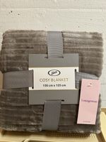 Kuscheldecke Chicoree grau 150x125 cm neu mit Etikette