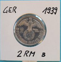 2 ReichsMark 1939 B (Wien) Silber "Nazi-Deutschland" TOP