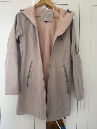 Regenmantel Ilse Jacobsen Hornbaek Grösse 38 Rosa Hooded