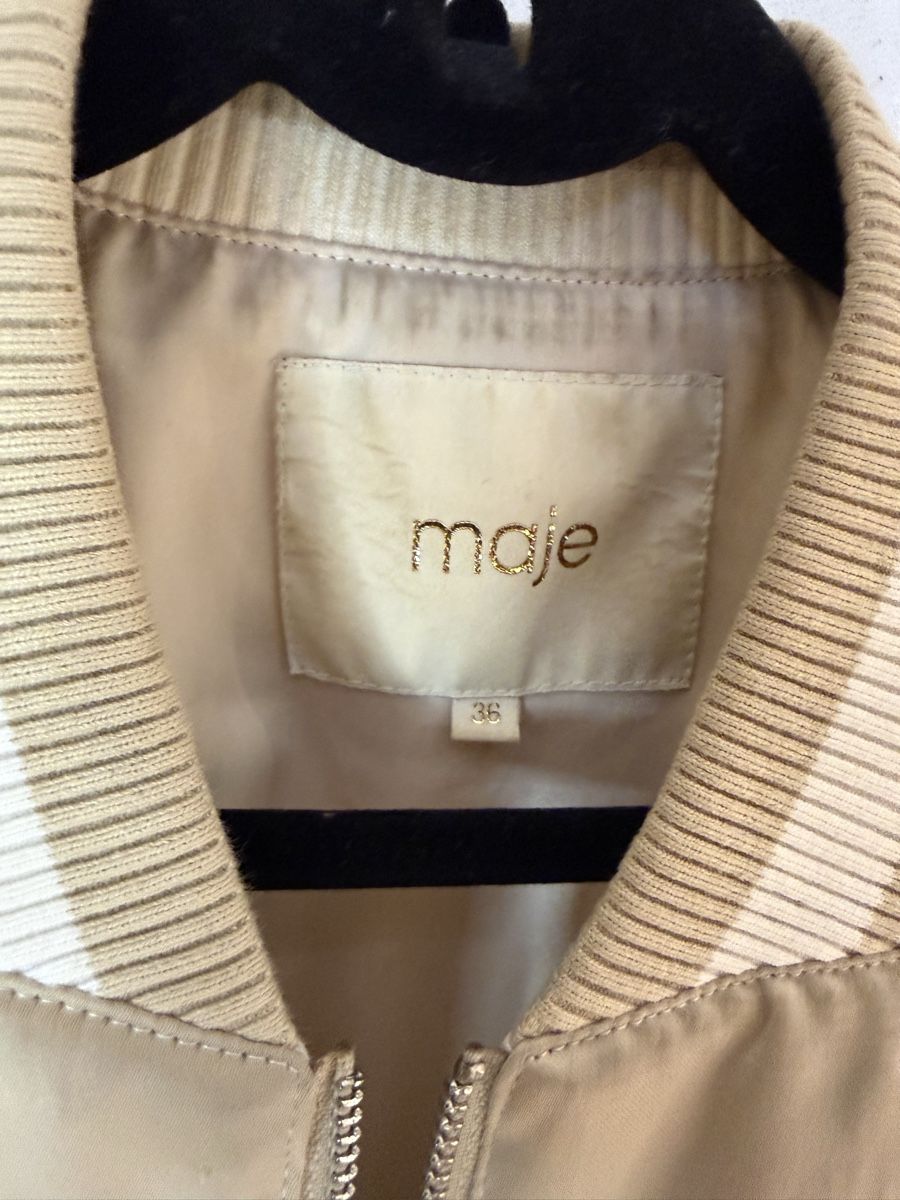 Maje Jacken: Veste bomber Maje beige taille 36  – Gebraucht aus Schönried von mae_hb92 2