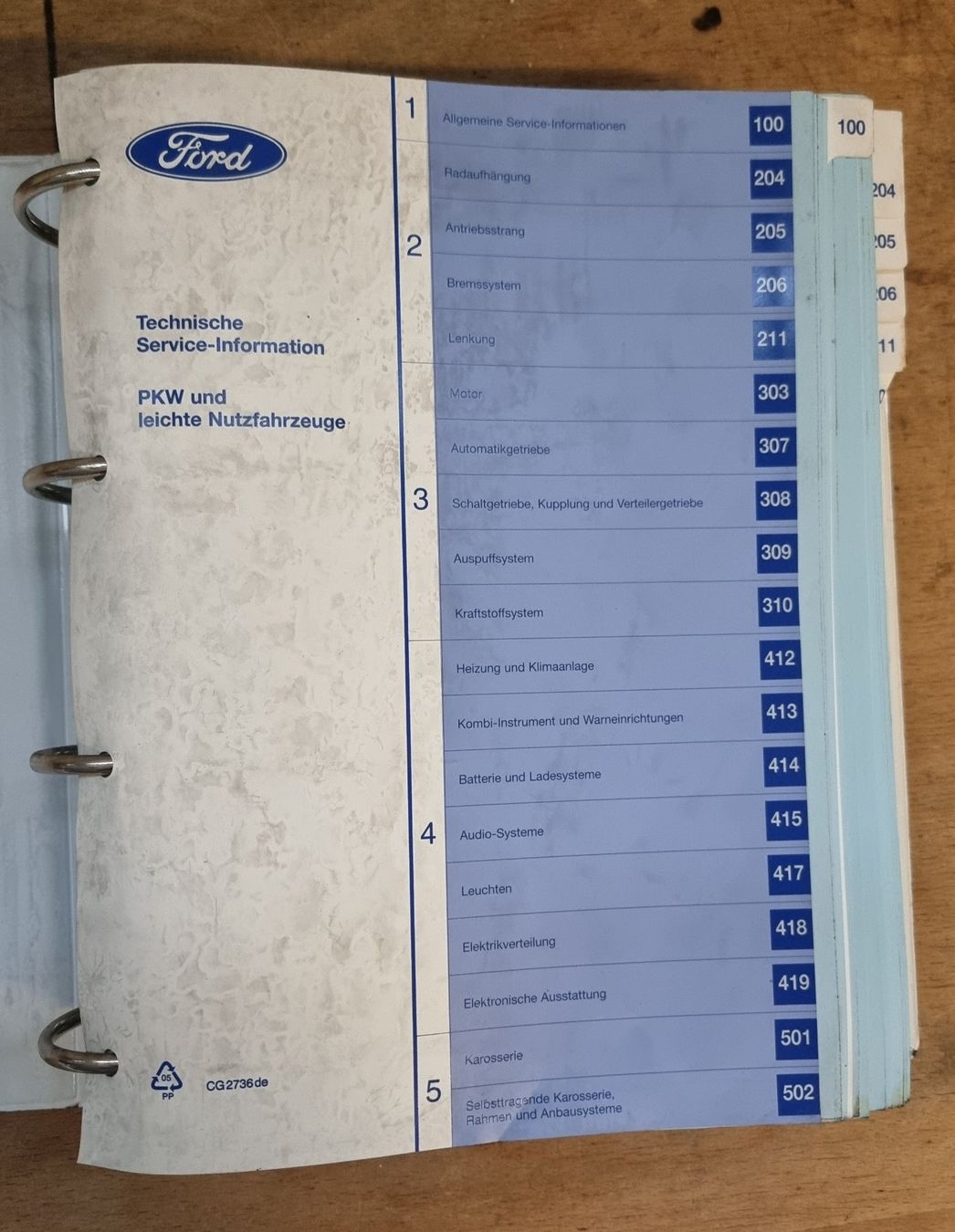 Libri: Ford: Technische Service Info 2003 -Top Werkstatthandbuch – Usato da Aristau venduto da daniel_s_1