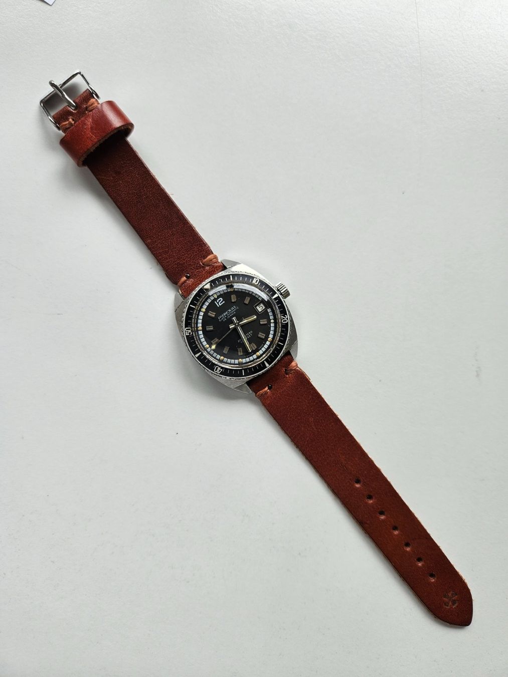 Mirexal Orologi: 504 Mirexal Superautomatic 25 Jewels Taucher Date – Usato da Berikon venduto da mmm21 3