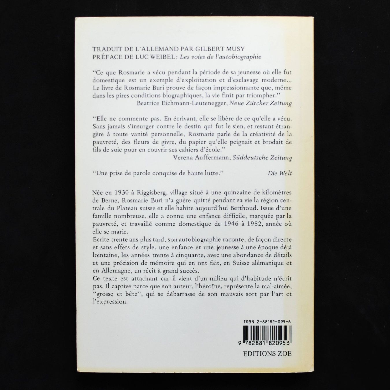 Libri: Rosemarie Buri - Grosse et bête – Usato da Belmont-sur-Yverdon venduto da bichet02 1