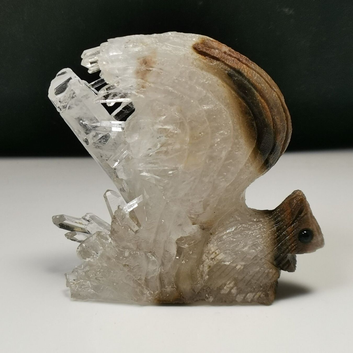 Pietre preziose: Eichhörnchen Statue Bergkristall Edelstein Ecureuil Cristal – Nuovo (secondo la descrizione) da Prilly venduto da ilyria73 5