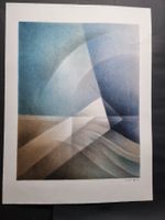 SVEN KNEBEL LITHOGRAPHIE SIGNIERT KÜNSTLERPROBE