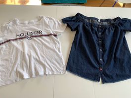 QUICKKSILVER und HOLLISTER mega Shirts Gr XS/S