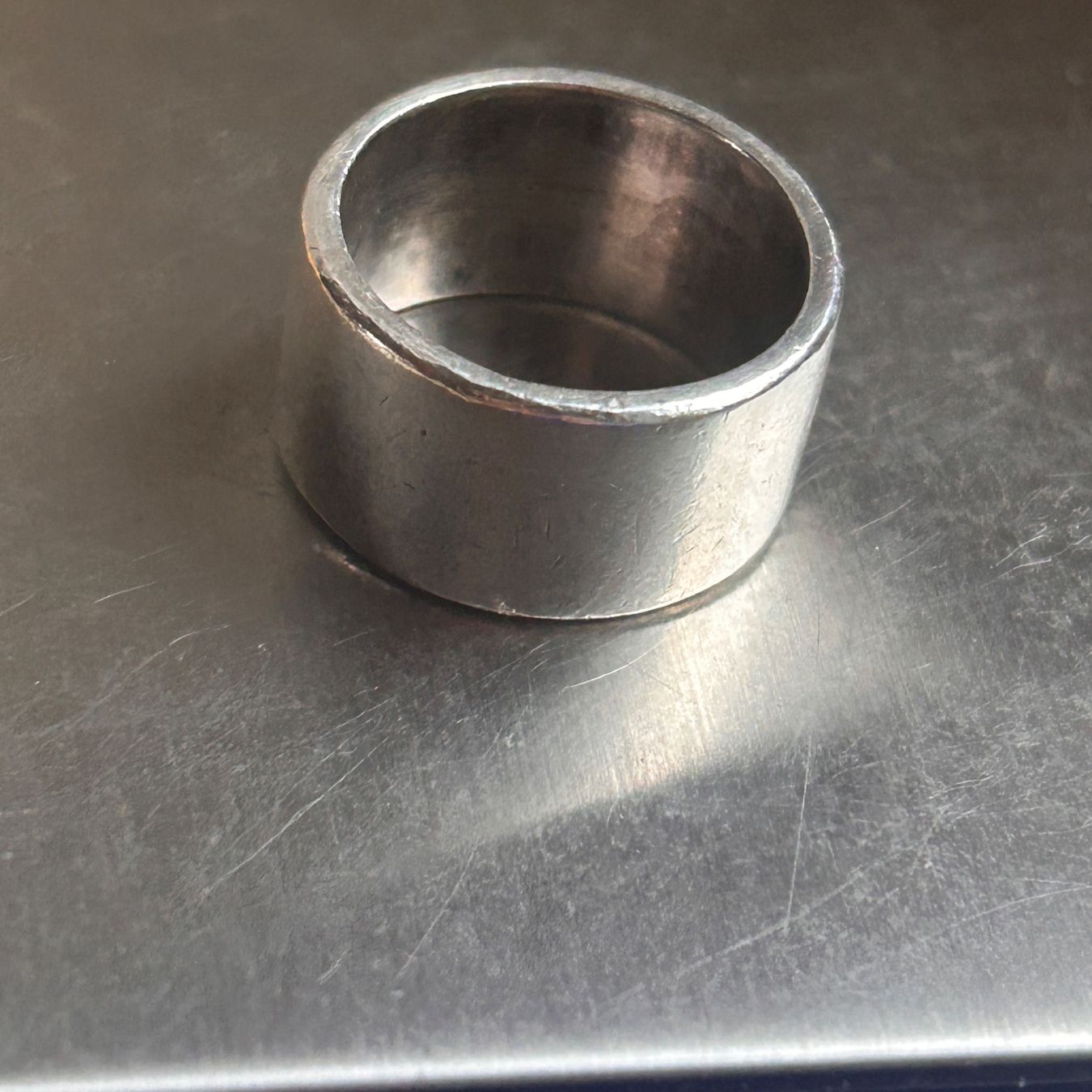 Anelli: Breiter Vintage Silber Ring, TIMELESS (52) – Usato da Basel venduto da bellespirit 1