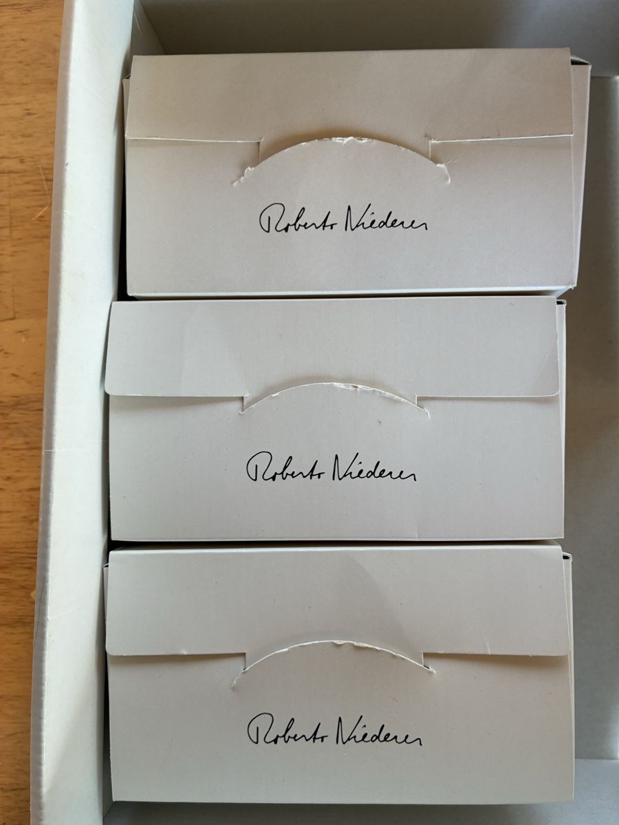 Glasi Hergiswil Alle Dekorationen: 6 Glaskugeln 7cm NEU Robert Niederer Hergiswil – Neu und originalverpackt aus Wettingen von MmeMaBa 1