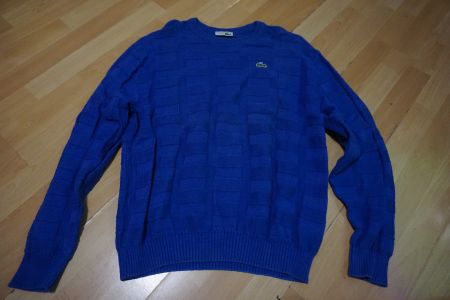 Lacoste Pullover Herren Strickmuster Gr. L