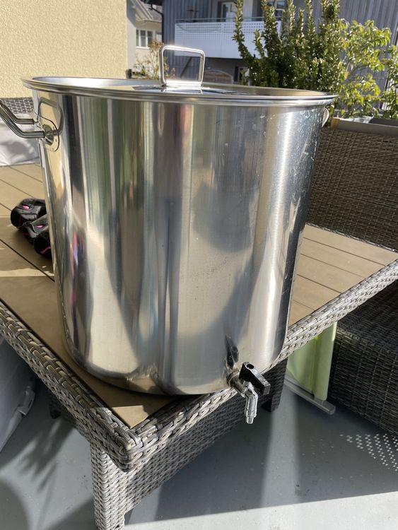 Topf mit Hahn und Deckel 50 Liter Kaufen auf Ricardo