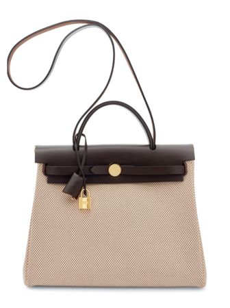 Hermès HERBAG ZIP 31 EN VACHE HUNTER ÉBÈNE