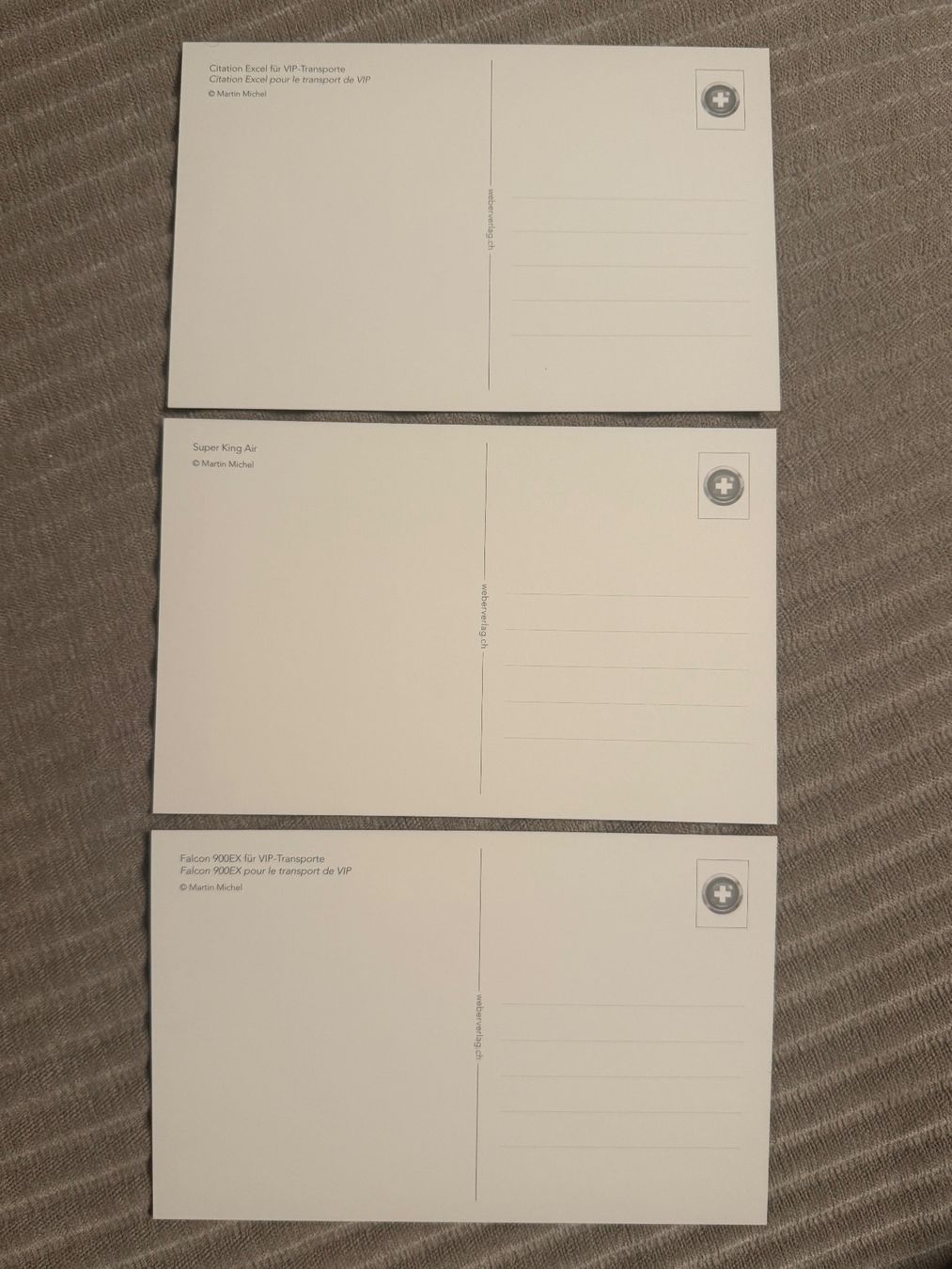 Cartoline postali: 3 Postkarten - Schweizer Luftwaffe LTDB – Nuovo e nell'imballaggio originale da Brütten venduto da Hst1 1