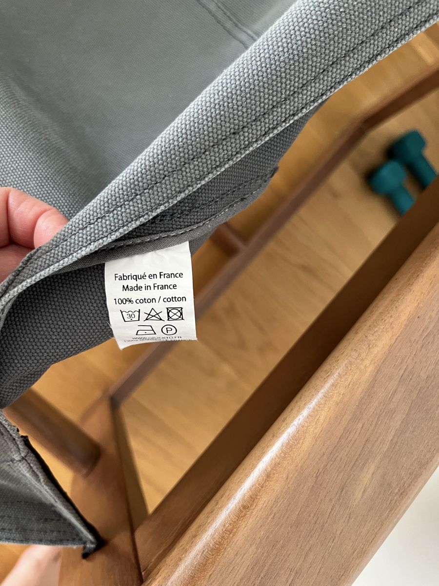 Stühle: Designerstuhl, Holz/Stoff – Gebraucht aus Affoltern am Albis von Silber79 5