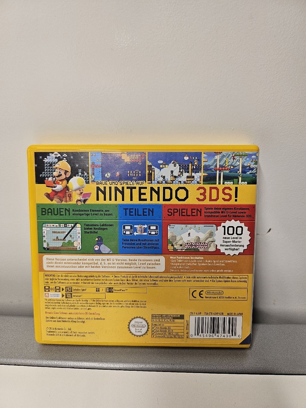 Nintendo Spiele: Super Mario Maker 3DS – Gebraucht aus Basel von  1