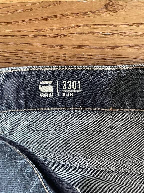 G-Star Jeans: G-Star 3301 Slim Jeans Grey 32 32 – Gebraucht aus Zürich von ger_p6mz 1