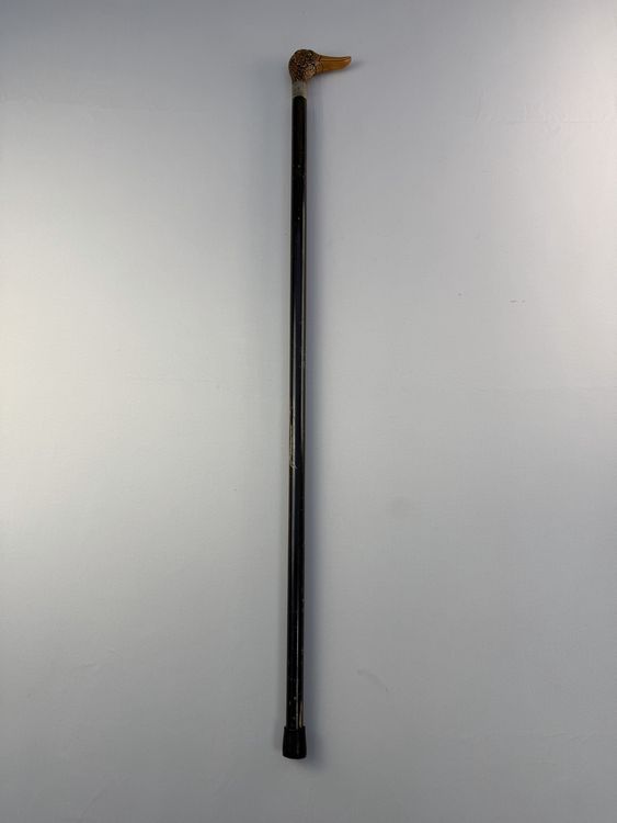 Chausse-pied En Corne De Chaussure Avec Tête En Métal Et Manche En Bois