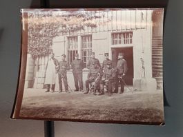Antikes Photo / Offiziere in Oberegg September 1903