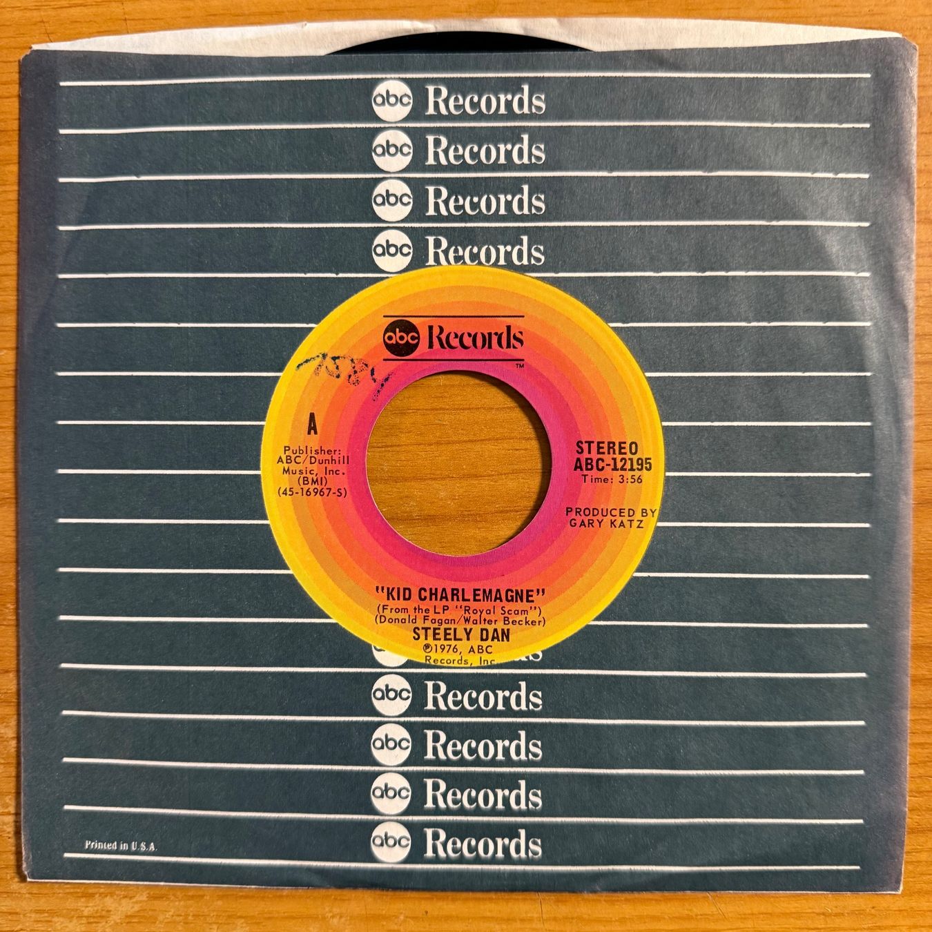 Schallplatten: Steely Dan - Kid Charlemagne / 1. US-Press. 1976 - Very nice – Gebraucht aus Gais von soundcave57