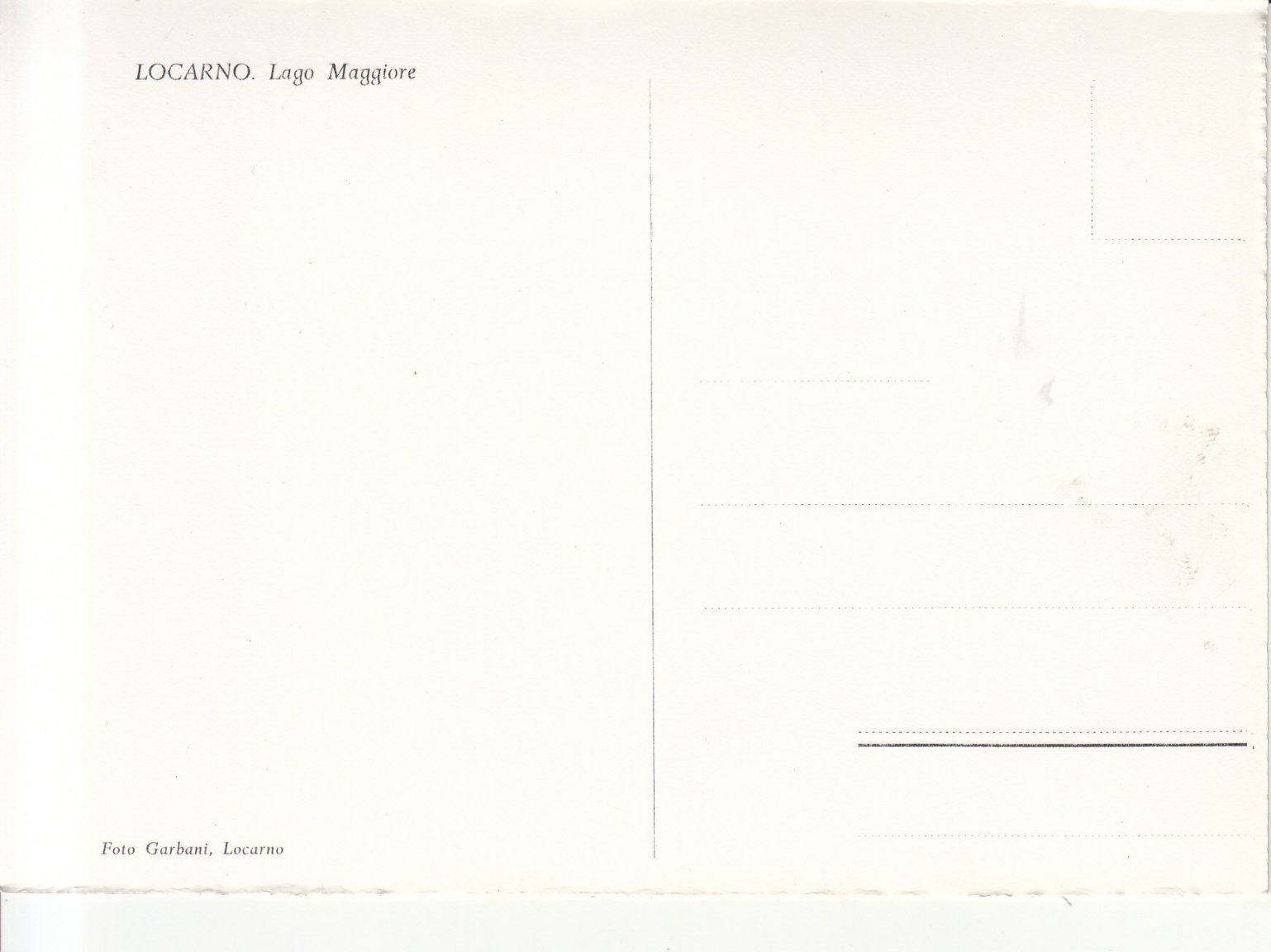 Ansichtskarten: Locarno, ca. 1960 – Gebraucht aus Bürglen TG von StampGraf 1