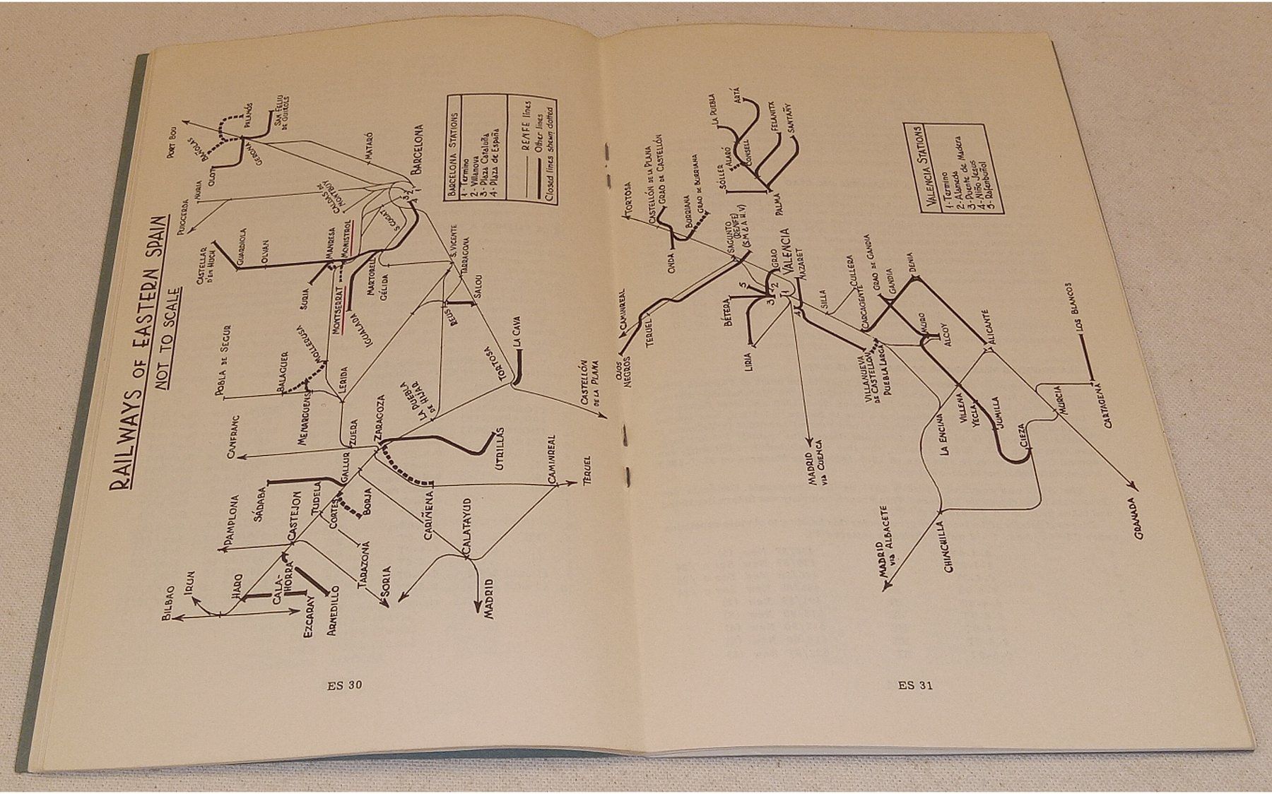 Livres: MINOR RAILWAYS AND TRAMWAYS IN EASTERN SPAIN 1963 – D'occasion à Hätzingen par memory-lane 2