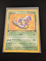 Pokémon Ekans 56/82 R Karte First Edition