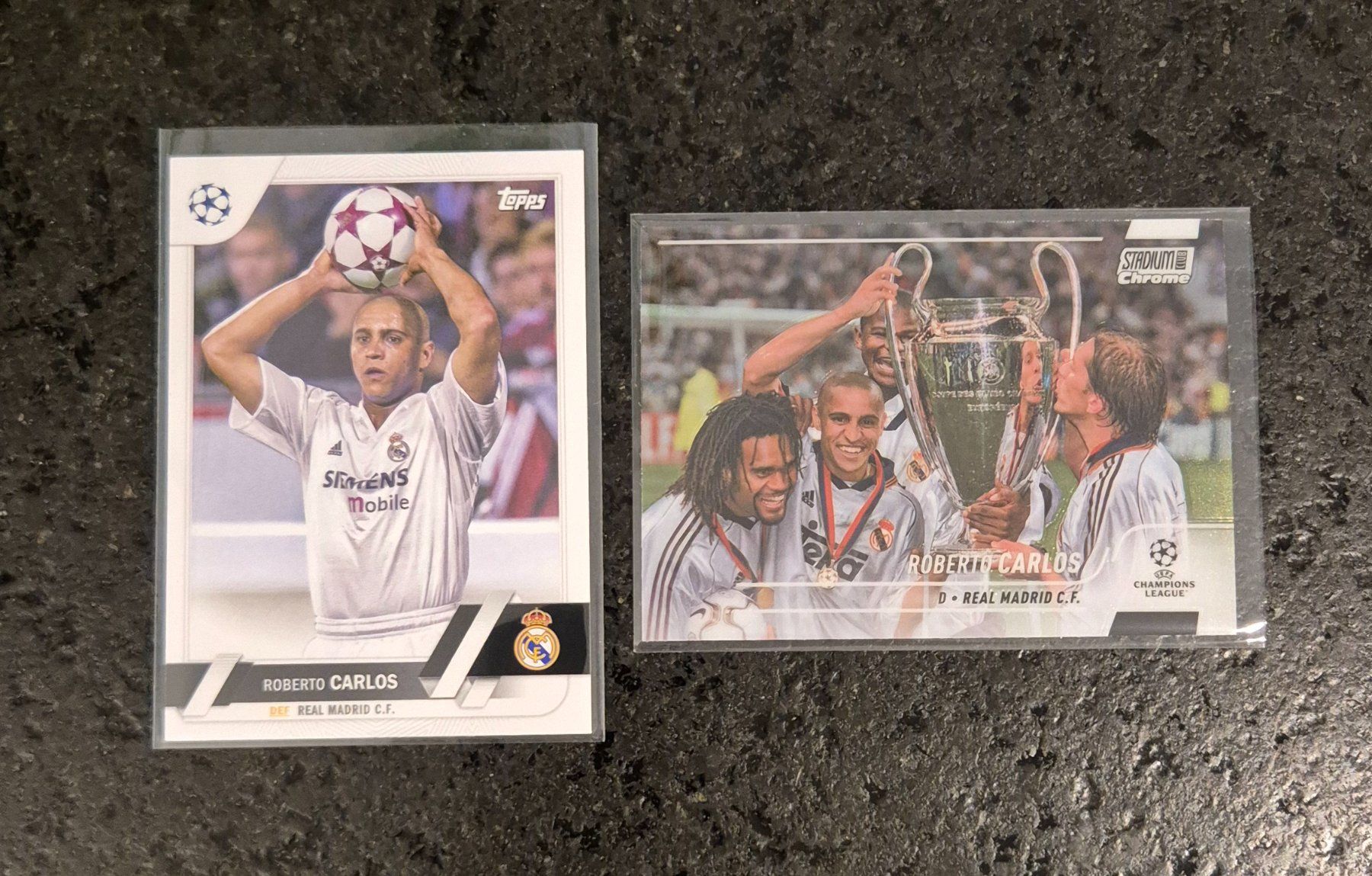 Topps Carte collezionabili: Roberto Carlos - Real Madrid - Topps – Nuovo (secondo la descrizione) da Burg AG venduto da Danoe