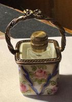 Limoges Miniature Parfum Korb Vintage