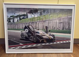 2x Auto Poster im Rahmen (neuwertig)