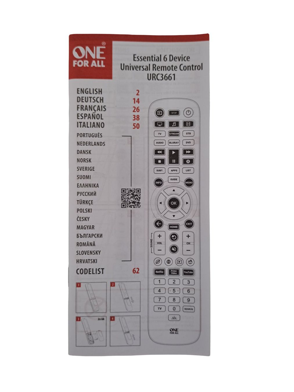 Telecomandi: ONEFORALL Essential 6 Fernbedienung – Nuovo (secondo la descrizione) da Männedorf venduto da Restwert_Maennedorf 7