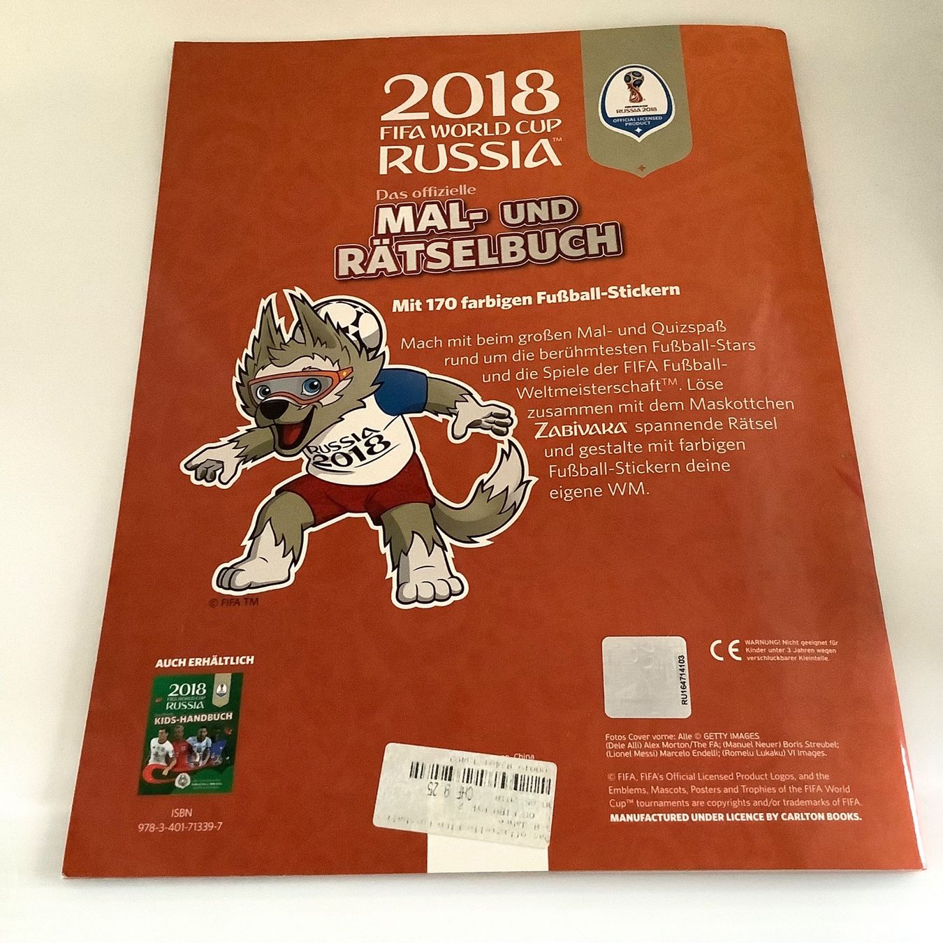 Libri: WM 2018 Russland Mal-und Rätselbuch – Nuovo (secondo la descrizione) da Zürich venduto da wunderbox1 1