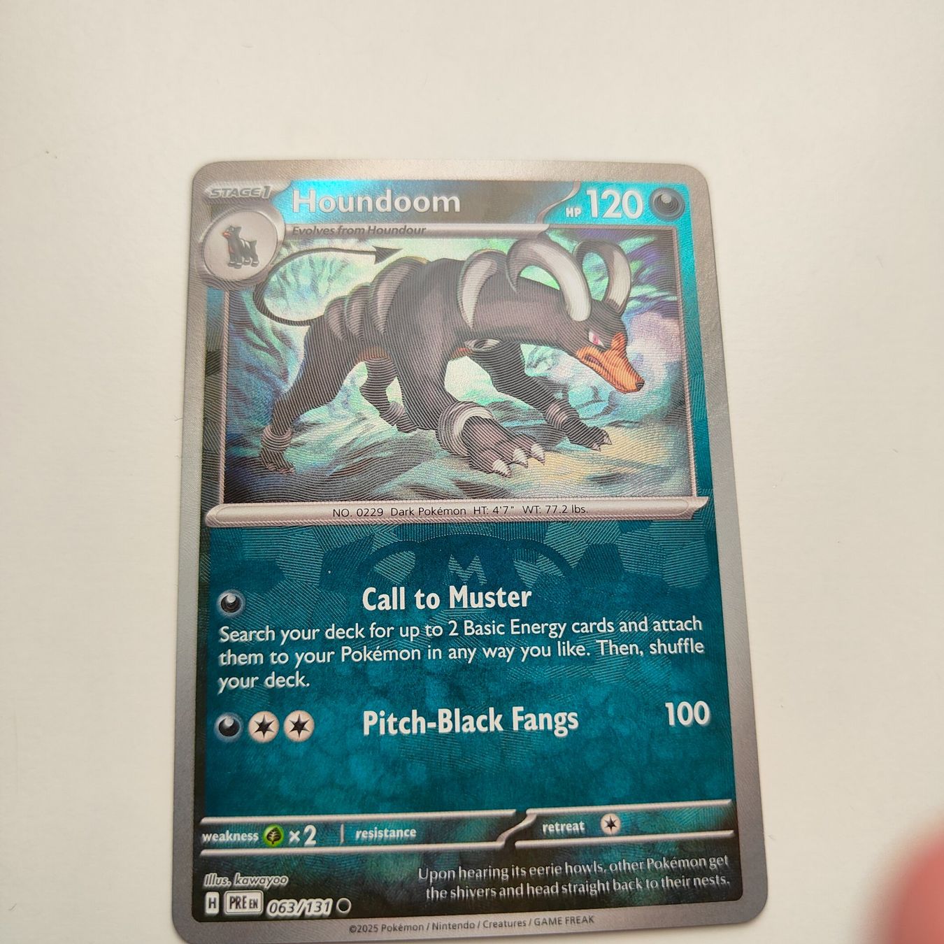 Pokémon Cartes à collectionner: Pokemon Houndoom Master Ball Prismatic Evolution ab 1 CHF – D'occasion à Thalwil par FigurenFreunde