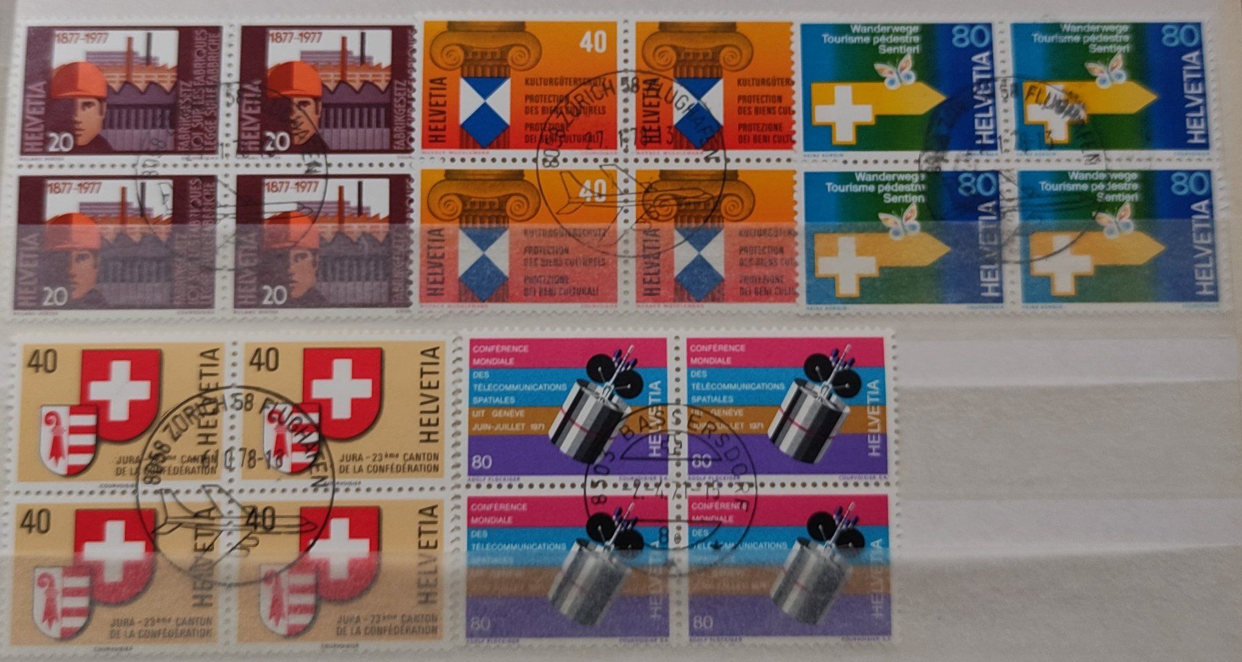Alle Briefmarken: Briefmarken Helvetia – Gebraucht aus Baar von Maxlee75 2