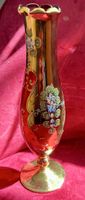Elegante antike Murano Vase , Goldverzierungen✨Italy ✨