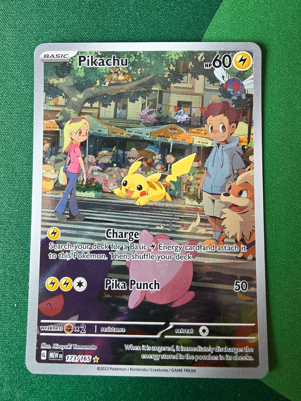 Pokémon Carte collezionabili: Pokemon 151 Pikachu 173/165  Englisch – Nuovo (secondo la descrizione) da Gossau SG venduto da worklifebalance