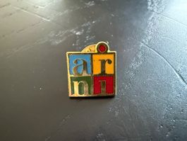 Vintage Arni Mehrfarbig Email Pin Selten! Top Zustand!
