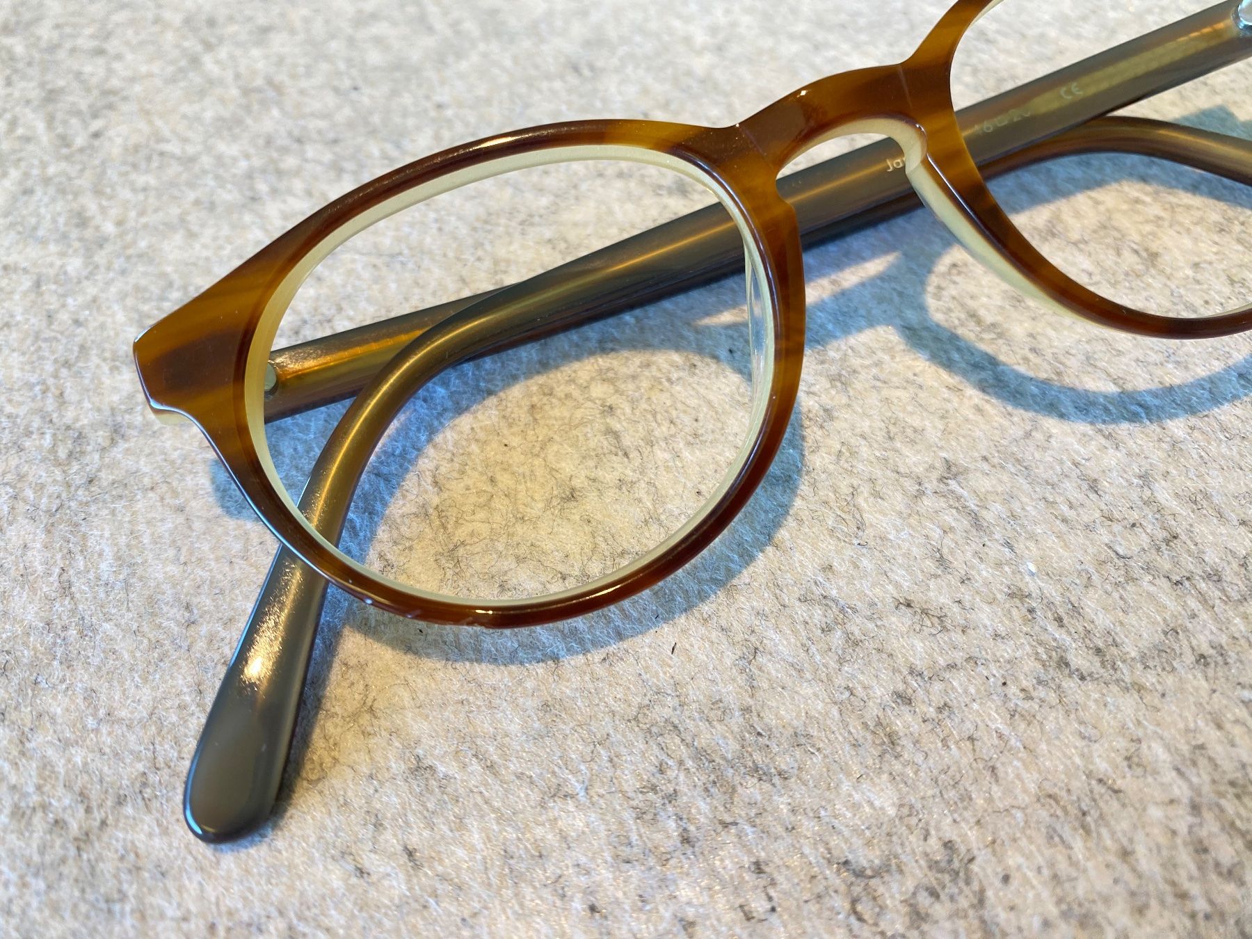 Brillen & Gläser: Hamburg Eyeware - Modell JAN - Braun, hell 46/19 – Gebraucht aus Herrliberg von Julianopie 4