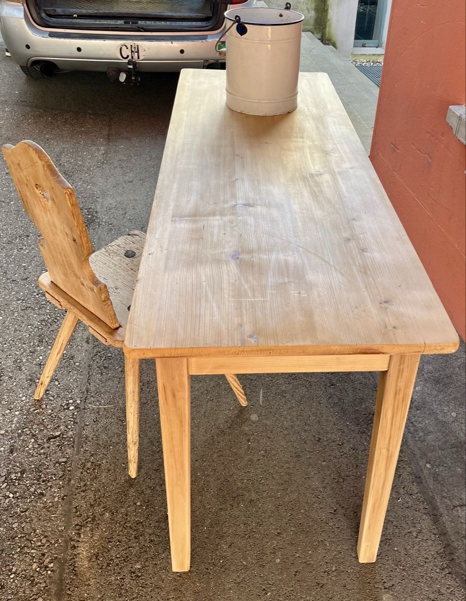 Tavoli: Antiker Tannenholz Tisch 164cm lang – Usato da Ottikon venduto da san_w99n 3